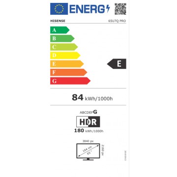 Hisense Smart Τηλεόραση 65" 4K UHD Mini LED U7Q PRO (2025) 65U7Q PRO